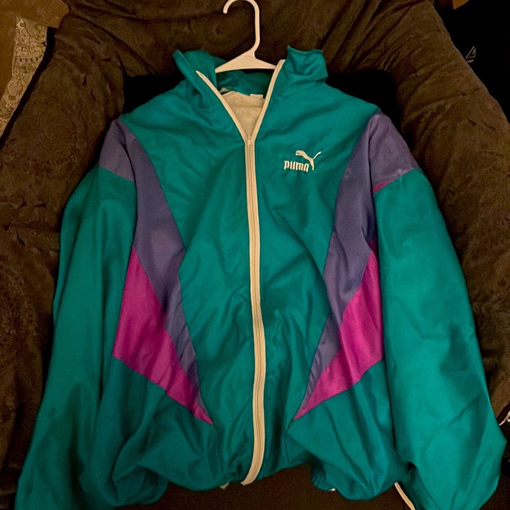 Puma throwback windbreaker